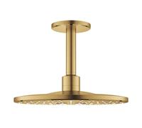 Grohe Rainshower douche à effet de pluie 31x31 cm ronde Brushed Cool Sunrise 26477GN0
