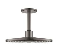 GROHE Douche à effet de pluie Rainshower 31x31 cm ronde Graphite dur brossé 26477AL0