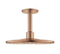 Grohe Rainshower douche à effet de pluie avec bras 31x31 cm ronde Brushed Warm Sunset 26477DL0