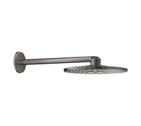 Grohe Rainshower douche à effet de pluie avec bras 31x31 cm ronde Brushed Hard Graphite 26475AL0