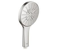 Grohe Rainshower SmartActive - Pommeau de douche 130 9,5 l/min, 3 jets, supersteel 26574DC0