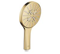 GROHE Pommeau de douche Rainshower 26574GN0 SmartActive 130 3 jets brossé Cool Sunrise 9,5 l/min
