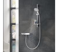 GROHE Set de douche Rainshower SmartActive 150 – 3 jets, 9,5 l/min, barre 60 cm, chrome