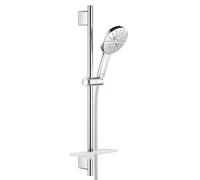 Grohe Rainshower SmartActive - Set de douche de tête 130, 3 jets, barre 60 cm et flexible, chrome 26546000