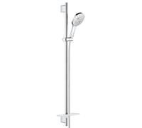 Grohe Rainshower SmartActive - Set de douche de tête 130, 3 jets, barre 90 cm et flexible, chrome 26578000