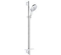 Grohe Rainshower SmartActive - Set de douche de tête 150 9,5 l/min, 3 jets, barre 90 cm et flexible, chrome 26594000