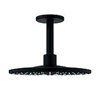 Grohe Rainshower SmartActive set de douche de tête 22124KF0 2 jets, sortie plafond 142 mm, noir fantôme, 310 22124