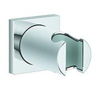 GROHE Support mural Rainshower 27075000 – chrome, rosace carrée, non réglable