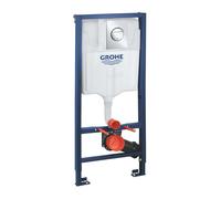 Grohe Rapid SL - Bâti-support avec réservoir pour WC suspendu, plaque de déclenchement Nova Cosmopolitan S, chrome 39581000
