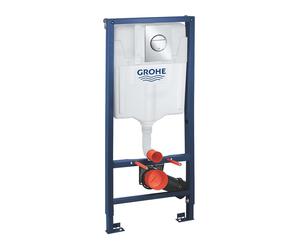 Grohe Rapid SL - Bâti-support avec réservoir pour WC suspendu, plaque de déclenchement Nova Cosmopolitan S, chrome 39581000
