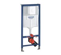 Grohe Rapid SL - Bâti-support avec réservoir pour WC suspendu, plaque de déclenchement Skate Air, blanc alpin 38839000