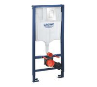 Grohe Rapid SL - Bâti-support encastré pour WC suspendus, avec plaque de déclenchement Skate Cosmopolitan, blanc alpin 38772SH0