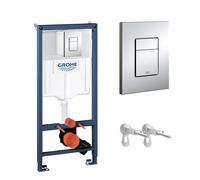 Grohe Rapid SL Bâti-support H: 113 cm, avec plaque de déclenchement, pour cuvette suspendue, 38772001,