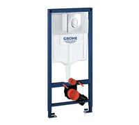 Grohe Rapid SL - Bâti-support pour WC suspendu, plaque de déclenchement Skate Air, chrome 38763001
