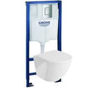 Grohe Rapid SL Cadre WC + WC Mural Lavita + Abattant Soft-Close Chrome