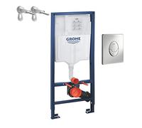 Grohe Rapid SL châssis encastré avec bouton de chasse d'eau pour cuvette suspendue 38721001