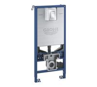 Grohe Rapid SLX Bâti-support H: 113 cm, avec plaque de déclenchement, pour cuvette murale, 39603000,