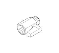 Grohe Robinet d'arrêt pour eau chaude pour boîtier d'encastrement Europlus E, 42116000,
