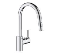 GROHE Robinet de cuisine Feel 31486001 – Douchette extractible, rotation 360°, inverseur 2 jets