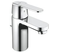 GROHE Robinet de salle de bains lavabo Get, robinet avec tirette, bonde incluse, robinet mousseur économique d'eau, installation facile, taille S, chromé, 32883000 (Import Allemagne)
