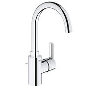 GROHE Robinet lavabo de salle de bains Feel, mitigeur monocommande avec tirette de vidage, mousseur économique d'eau, installation rapide, chromé, 32723001 (Import Allemagne)
