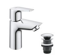 Grohe Start Edge - Mitigeur de lavabo avec vidage Push-Open, chrome 23898001