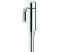 Grohe Rondo 372, robinet de chasse pour urinoir avec pré-verrouillage DN15, modèle à bec. chrome