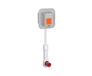 Grohe Rondo Robinet de chasse pour WC, avec raccord d’électrovanne, 37048000,