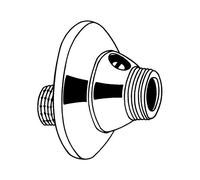 GROHE S-Connexion 12400 Réglable 10Mm 1/2"X3/4" Fermable 2 Pièces Chromé