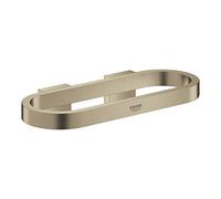 GROHE Selection, anneau porte-serviette, finition métal robuste | Anneau porte-serviette avec fixation vissée invisible, montage facile, surface facile à entretenir (nickel, 41035EN0)