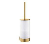 Grohe Selection - Brosse de toilette avec support mural, verre/Cool Sunrise brossé 41076GN0