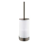 Grohe Selection - Brosse de toilette avec support mural, verre/Hard Graphite brossé 41076AL0