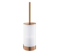 Grohe Selection - Brosse de toilette avec support mural, verre/Warm Sunset brossé 41076DL0