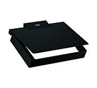 Grohe Selection Cube WC porte-papier 102272KF00 avec couvercle, fermeture invisible, noir fantôme
