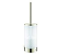 Grohe Selection jeu de brosses WC 41076BE0 nickel poli, verre, fixation murale, fixation invisible
