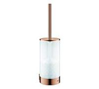 Grohe Selection jeu de brosses WC 41076DA0 warm sunset, verre, fixation murale, fixation invisible
