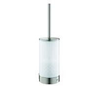 Grohe Selection jeu de brosses WC 41076DC0 supersteel, verre, fixation murale, fixation invisible
