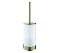 Grohe Selection jeu de pinceaux WC 41076EN0 nickel brossé, verre, fixation murale, fixation invisible