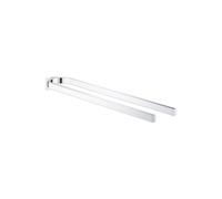 GROHE Selection, porte-serviette, non pivotant, fixation invisible | Montage mural avec vis invisibles pour une installation ultra simple (chrome, 41059000)