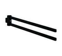 Grohe Selection porte-serviettes 41219KF0 41,1 cm, 2 bras, pivotante , noir fantôme