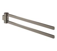 Grohe Selection - Porte-serviettes double, rotatif, Hard Graphite brossé 41063AL0