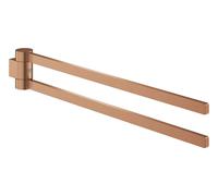 Grohe Selection - Porte-serviettes double, rotatif, Warm Sunset brossé 41063DL0