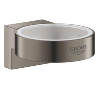 GROHE Support Selection 41027AL0 pour verre et distributeur de savon Graphite dur brossé