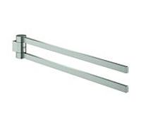 Grohe Selection sèche-serviettes 41063DC0 40 cm, 2 bras, pivotant, supersteel