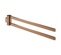 Grohe Selection sèche-serviettes 41063DL0 40 cm, 2 bras, pivotant, brossé warm sunset