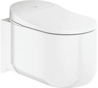GROHE Sensia Arena, WC lavant complet, commande par appli, montage mural | Panneau, télécommande ou appli, chasse tourbillonnante puissante, céramique hygiénique, mode auto (blanc alpin, 39354SH1)