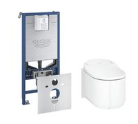 GROHE Sensia Arena WC lavant - pack avec bâti-support Rapid SLX - blanc brillant 39354SH1 / 39598000