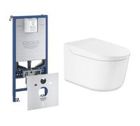 GROHE Sensia QuickFix WC lavant - pack avec bâti-support Rapid SLX - blanc brillant 36507SH0/39598000