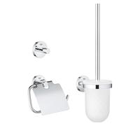 GROHE Set d’accessoires 3 en 1 ESSENTIALS Chromé Essentials 40407001