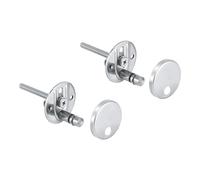 GROHE Kit de fixation 49529/49529000 pour abattant WC céramique, chromé, vis incluses